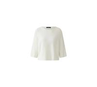 Oui - Pullover mit U-Boot-Ausschnitt weiß - Gr. - 40
