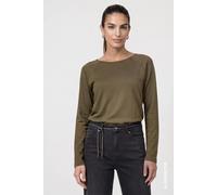 monari - Basic-Langarmshirt olive - Gr. - 40