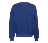 Sweatshirt ADIDAS SPORTSWEAR "SOFT LUX", Herren, Gr. M, blau (dunkelblau), Obermaterial: 51% Polyester, 25% Modal, 15% Baumwolle, 9% Elasthan, normal, Rundhals, angesetztes Bündchen, Sweatshirts Sweat