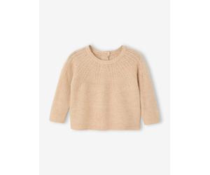 Pullover aus Ajourstrick Mädchen Baby beige Gr. 74 von Vertbaudet