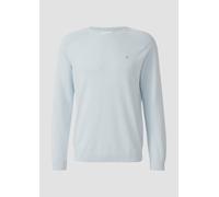 Pullover aus Moulinéstrick mit Crew Neck und Raglanärmeln XL blau 2178364.50X0.XL