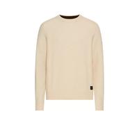 Strickpullover CAMEL ACTIVE, Herren, Gr. XL, oatmeal, Strick, Obermaterial: 100% Wolle, Strukturmuster, unifarben, regular fit taillenbedeckt, Rundhals, Raglanärmel Rippbündchen, Pullover, mit Struktu