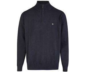 Pullover - Casual Fit - Troyer - dunkelblau Fynch-Hatton