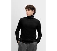 Strickpullover CINQUE "CIZINO", Herren, Gr. XL, schwarz, Strick, Obermaterial: 80% Baumwolle, 16% Polyamid, 4% Elasthan, unifarben, regular fit normal, hoch geschlossener Ausschnitt, eingesetzt Bündch