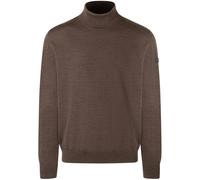 Pullover - Classic Fit - Rollkragen - Merinowolle - braun MAERZ Muenchen