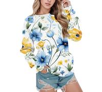 Pullover Damen blau Sweatshirt Damen lang Oversize Hoodies für Damen Oversize Lange Jacke Damen mit Fell Mantel gelb Damen only Langarmshirt Damen braun weihnachtsmann Hemd Tshirt