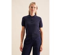 Strickpullover SEIDENSTICKER, Damen, Gr. XS, dunkelblau, 90% Wolle, 10% Seide, regular fit, Pullover Strickpullover, Polo (73131051-XS) dunkelblau