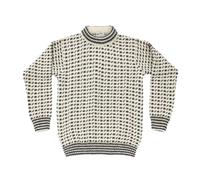 Devold Original Islender Wool Sweater Pullover - Offwhite/anthracite - XXL