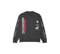 FOX X ONDA OVERSIZED PLEECE CREW Pullover dark shadow grau XL