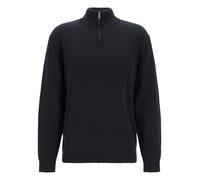 Profuomo Regular Fit Pullover dunkelblau, Einfarbig