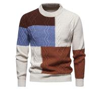 Pullover Herren Basci Baumwolle Rundhals Langarm Große Größen Strickpullover Rollkragenpullover Warme Mens Winter Baumwoll Oberteile Modern Arbeitspullover Blau Lakoste Pulli Wolle In Blazer