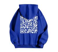 Pullover Herren Ohne Kapuze, Funny Fu Qr Code Fuck-You Hoodie Herren Damen - Lustig Sweatshirt Mit Kapuze Humorous Hidden Message Shirt Funky Trend Y2K Hoodies Teenager Mädchen Qr Code Pullover Weihna