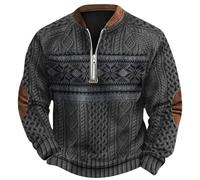 Pullover Herren Schwarz Weihnachtspullover Herren 6XL Lange Tanktops Herren Poloshirt üBergrößE Kurzarm Hoodie Herren Herren Pullunder Retro Sweat Shirt Herren Spitzbub Sweatshirt Schwarzer