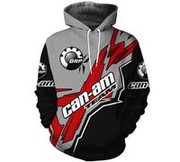 Pullover Hoodies für can-am Print 3D Hooded Sweatshirts Sport Jacken Unisex Casual Hoody-B||2XL