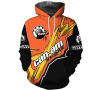 Pullover Hoodies für can-am Print 3D Hooded Sweatshirts Sport Jacken Unisex Casual Hoody-C||3XL