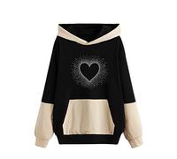 Pullover Hund Damen Peanuts Sweatshirt Damen Hoodie Jacke Damen XXL Damen Jacke 50/52 Schwarze Weste Damen ärmellos Langarmshirt Damen schwarz eng Sport weihnachtsmann Langarmbluse