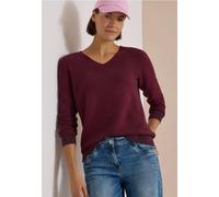 Pullover im Two-Tone-Look mit V-Neck