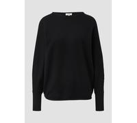 s.Oliver Pullover in Rippstruktur mit Fledermausärmeln