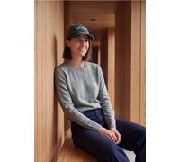 Pullover in Unifarbe mit Rundhals