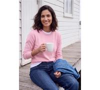 Pullover in Unifarbe mit Rundhals