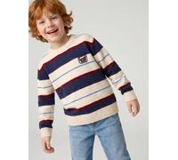 Pullover Jungen Langarm, e Strickware blau Gr. 158/164 von Vertbaudet