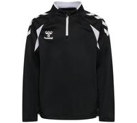 hummel Sport-Langarmshirt hmlCORE 2.0 Half Zip (optimale Bewegungsfreiheit) schwarz/weiss Jungen, Größe 140