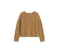 Pullover, longsleeve, round neck with clean edge PURE SAND L PURE SAND