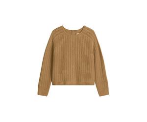 Pullover, longsleeve, round neck with clean edge PURE SAND L PURE SAND