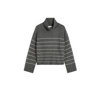 Pullover, longsleeve, stand-up collar, striped STRIPED / ROCKY GREY MELANGE S STRIPED / ROCKY GREY MELANGE