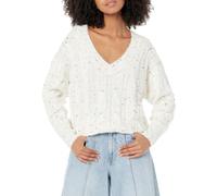 Desigual Pullover Lucca 1001 RAW – gepunkteter Strick‑V‑Ausschnitt – XL