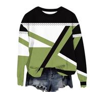 Pullover Mädchen Sweatshirt Ohne Kapuze Langarmshirt Einfarbige Hoodie Casual Elegante Streifen Oberteile Locker Langarm Tops Tshirt Kinder Longsleeve 2025 Sweatshirts 1-14 Jahre Herbst/Winter