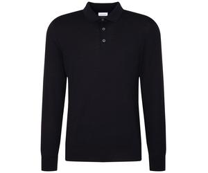 Pullover - Merinowolle - Knopfleiste - dunkelblau Seidensticker