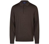 Pullover - Merinowolle - Polokragen - dunkelbraun Marvelis