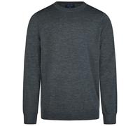 Pullover - Merinowolle - Rundhals Ausschnitt - anthrazit Marvelis