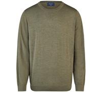 Pullover - Merinowolle - Rundhals Ausschnitt - grün Marvelis