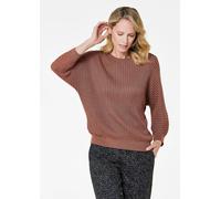 Pullover mit Fledermausärmeln orange 36/38