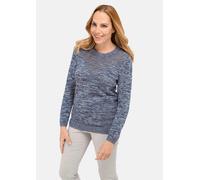 Pullover mit Glanzgarn blau 20