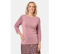 Pullover mit Glanzgarn rosa 54