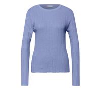 Pullover mit Rippstruktur Blau 44