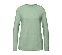 Strickpullover STREET ONE, Damen, Gr. 44, serene grün meliert, Strick, Obermaterial: 30% Polyester, 27% Polyacryl, 23% Polyamid, 20% Viskose, meliert, regular fit normal, ohne Ausschnitt, Rollkante, P