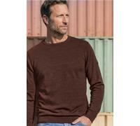 Pullover mit Rundhals aus reiner Baumwolle