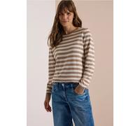 Pullover mit Rundhals und Streifen