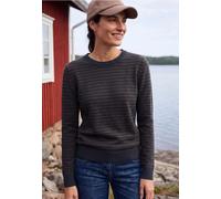 Pullover mit Rundhals und Streifen