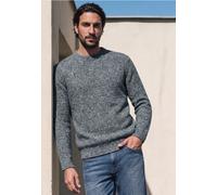 Pullover mit Rundhals und Wollanteil