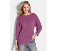 Pullover mit Schurwolle lila 36/38