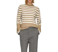 Gestreifter Strickpullover mit ausgestellten Ärmeln 34 braun 2156253.84X6.34