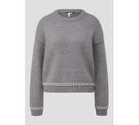 Pullover mit Stickerei L grau 2174541.98W0.L