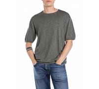 PULLOVER MIT STICKEREI -REGULAR-FIT Grün L