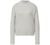 Street One Pullover mit Strukturmix Grau Größe 44