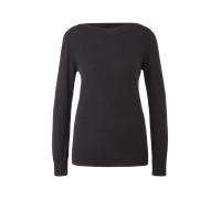 Pullover mit U-Boot-Ausschnitt 48 schwarz 2112210.9999.48